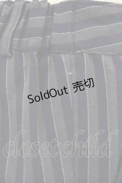 画像3: axes femme / レジメンタルストライプパンツ M ネイビー H-26-01-04-1055-AX-PA-NS-ZH