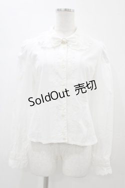 画像1: ALICE and the PIRATES / コロネットブラウス Free ホワイト H-26-01-04-1058-PA-BL-NS-ZH