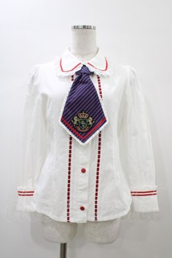 画像1: ALICE and the PIRATES / Holy Schoolブラウス Free オフ H-26-01-04-1059-PA-BL-NS-ZH