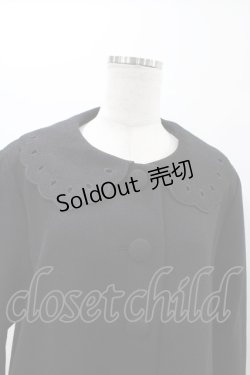 画像3: Fi.n.t / カットワーク衿コート Free ブラック H-26-01-04-1063-CA-CO-NS-ZH