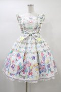 Angelic Pretty / Happy Garlandジャンパースカート Free シロ H-26-01-04-1019-AP-OP-NS-ZH