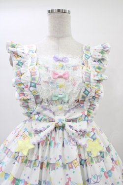 画像4: Angelic Pretty / Happy Garlandジャンパースカート Free シロ H-26-01-04-1019-AP-OP-NS-ZH