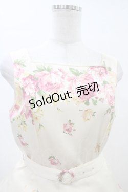 画像4: Innocent World / フローラジャンパースカート M 生成り H-26-01-04-1020-IW-OP-NS-ZH