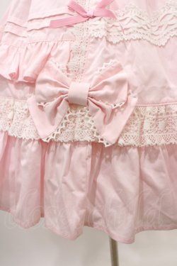 画像5: Angelic Pretty / リボンシャーリングジャンパースカート Free ピンク H-26-01-04-1021-AP-OP-NS-ZH