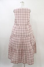 画像2: PINK HOUSE / ノースリーブティアードワンピース Free ピンク H-26-01-04-1022-LO-OP-NS-ZH (2)