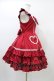 画像3: Angelic Pretty / Cute Heartジャンパースカート Free レッド H-26-01-04-1025-AP-OP-NS-ZH (3)