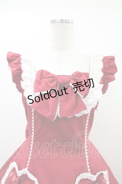 画像4: Angelic Pretty / Cute Heartジャンパースカート Free レッド H-26-01-04-1025-AP-OP-NS-ZH