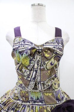 画像4: metamorphose / fortune tarot ローウエストジャンパースカート Free アメジスト H-26-01-04-1026-ME-OP-NS-ZH