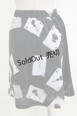 画像3: KINGLYMASK KMK / へっどふぉんワールドベアートランプ切替スカート  黒 H-26-01-04-048-PU-SK-KB-ZH