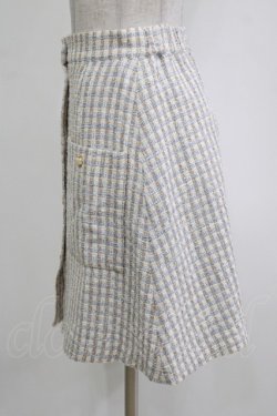 画像2: MILK / スイートハートスカート  サックスチェック H-26-01-04-052-ML-SK-KB-ZH