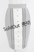 MILK / BABYタイトスカート  ブラックギンガム H-26-01-04-054-ML-SK-KB-ZH