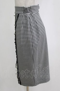 画像2: MILK / BABYタイトスカート  ブラックギンガム H-26-01-04-054-ML-SK-KB-ZH
