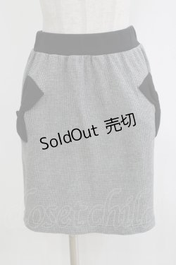 画像1: MILK / リセエンヌ ミニ  ハウンドトゥース×ブラック H-26-01-04-055-ML-SK-KB-ZH