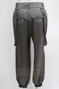 画像3: Ozz conte / 刺繍ベルトパンツ  グレー H-26-01-04-057-OO-PA-KB-ZH