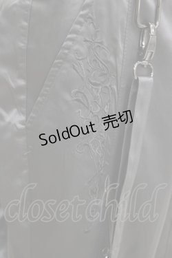 画像4: Ozz conte / 刺繍ベルトパンツ  グレー H-26-01-04-057-OO-PA-KB-ZH