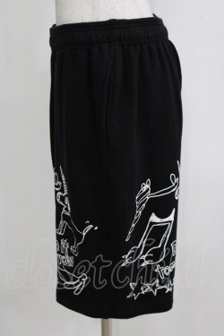 画像2: MILKBOY / Doodleショーツ  ブラック H-26-01-04-061-MB-PA-KB-ZH