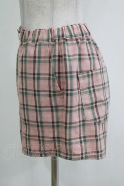 画像2: Candy Stripper / COZY CHECK SHORTパンツ 2 ピンクベージュ H-26-01-04-064-PU-PA-KB-ZH