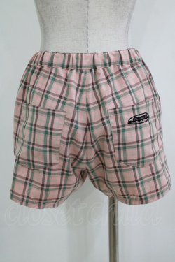 画像3: Candy Stripper / COZY CHECK SHORTパンツ 2 ピンクベージュ H-26-01-04-064-PU-PA-KB-ZH