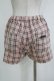 画像3: Candy Stripper / COZY CHECK SHORTパンツ 2 ピンクベージュ H-26-01-04-064-PU-PA-KB-ZH (3)