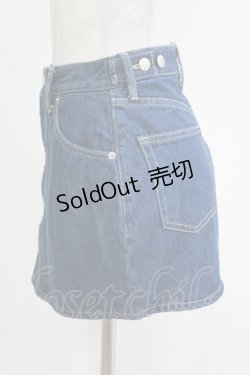 画像2: jouetie / マイクロミニスカパン  ブルー H-26-01-04-065-EL-PA-KB-ZT0108H