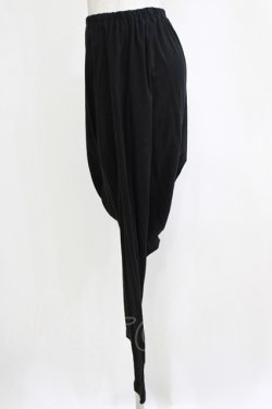 画像2: Na+H / サルエルレギンスパンツ  黒 H-26-01-04-066-PU-PA-KB-ZH