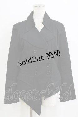 画像1: BPN / ダブルボタンジャケット M 黒 H-26-01-04-071-GO-JA-KB-ZH