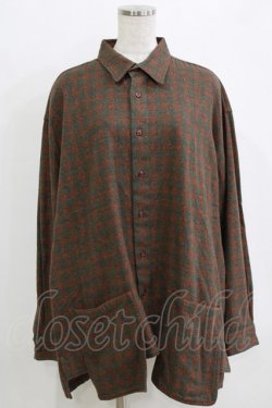 画像1: MILKBOY / DROOP POCKET SHIRTS  ブラウン H-26-01-04-072-MB-BL-KB-ZH