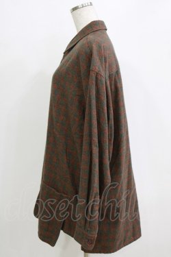 画像2: MILKBOY / DROOP POCKET SHIRTS  ブラウン H-26-01-04-072-MB-BL-KB-ZH