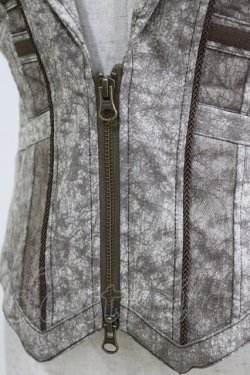 画像4: Ozz Croce / ZIPベスト  グレージュ H-26-01-04-074-OO-TO-KB-ZH