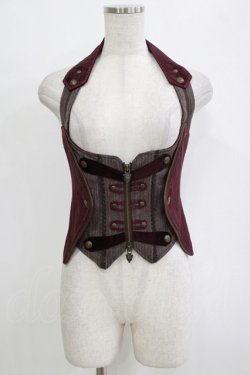 画像1: Ozz oneste / ナポレオン風ホルタービスチェ  ボルドー H-26-01-04-075-OO-TO-KB-ZH