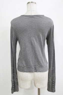 画像3: elements,H / マスケラレースカーディガン  グレー H-26-01-04-078-PU-TO-KB-ZH