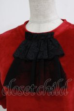 画像4: MR corset / レースジャボ風トップス  赤 H-26-01-04-079-PU-TO-KB-ZT547 (4)
