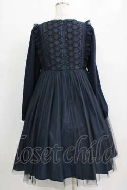 画像3: Vallee lys / "Frost Crystals"ワンピース  ネイビー H-26-01-04-007-GO-OP-KB-ZH