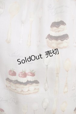 画像4: Leur Getter / Cream Choux Puff袖付きワンピース L グレー H-26-01-04-009-LU-OP-KB-ZH