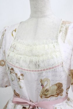 画像5: Leur Getter / Jewel Brooch袖付ワンピース M ピンク H-26-01-04-012-LU-OP-KB-ZH