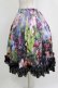 画像2: Triple fortune / 水没薔薇スカート   H-26-01-04-013-EL-SK-KB-ZH (2)