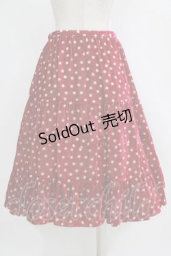 画像3: Jane Marple Dans Le Salon / ドットティアードスカート  ボルドー H-26-01-04-014-JM-SK-KB-ZH