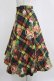 画像2: Jane Marple Dans Le Salon / ローズタータンロングスカート M グリーン H-26-01-04-016-JM-SK-KB-ZH (2)