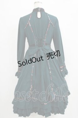 画像3: Ozz oneste / フリルチャイナワンピース  グリーン H-26-01-04-020-OO-OP-KB-ZH