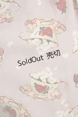 画像4: abilletage / シュガーカップ柄ジャンパースカート  ピンク H-26-01-04-022-GO-OP-KB-ZH