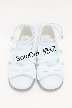 画像1: Angelic Pretty / Tea Party Shoes LL/約25.5cm サックス H-26-01-05-1001-AP-SH-NS-ZH