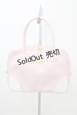 画像1: Angelic Pretty / Fancyスクールレッスンバッグ  ピンク H-26-01-05-1004-AP-BG-NS-ZH