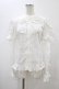 画像1: Angelic Pretty / ティアラレースはしごリボン付け袖ブラウス Free シロ H-26-01-05-1044-AP-BL-NS-ZH (1)