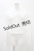 DearMyLoveEmily / ミルフィーユレースショートブラウス 3L シロ H-26-01-05-1045-0-BL-NS-ZH