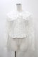 画像1: DearMyLoveEmily / ミルフィーユレースショートブラウス 3L シロ H-26-01-05-1045-0-BL-NS-ZH (1)