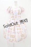 Angelic Pretty / Sweet Cookie Boxワンピース Free ピンク H-26-01-05-1048-AP-OP-NS-ZH