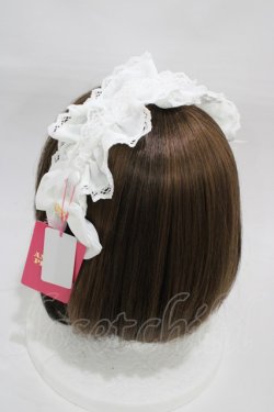 画像2: Angelic Pretty / Dolceフリルカチューシャ  シロ H-26-01-05-1005-AP-AC-NS-ZH