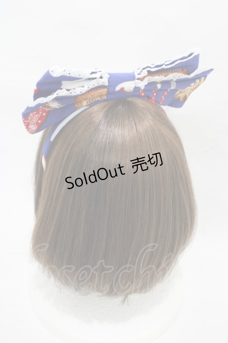 画像7: Angelic Pretty / French Cafe 切替ジャンパースカートSet Free ブルー H-26-01-05-1052-AP-OP-NS-ZH (7)