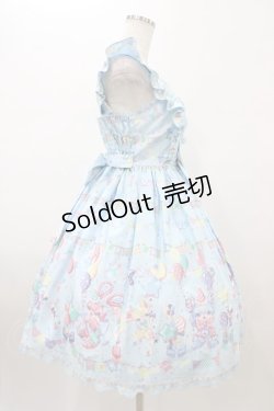 画像3: Angelic Pretty / Happy Garlandジャンパースカート Free サックス H-26-01-05-1053-AP-OP-NS-ZH