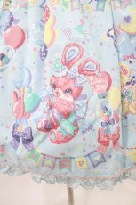 画像5: Angelic Pretty / Happy Garlandジャンパースカート Free サックス H-26-01-05-1053-AP-OP-NS-ZH (5)